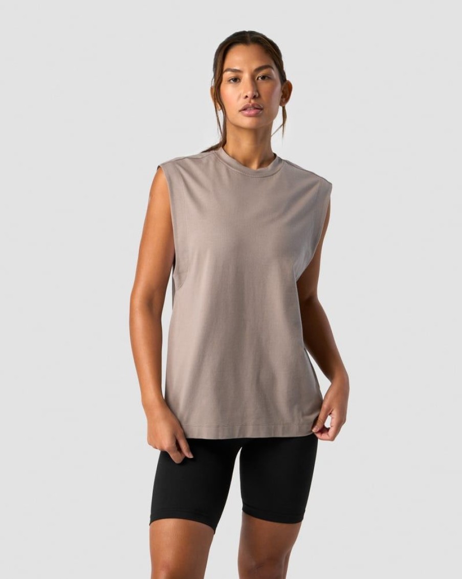 Naiset ICIW Topit | Everyday Cotton Tank Top Greige