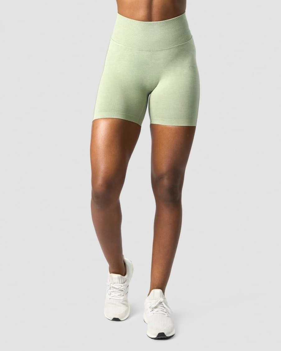 Naiset ICIW Seamless | Rush Seamless Shorts Sage Green