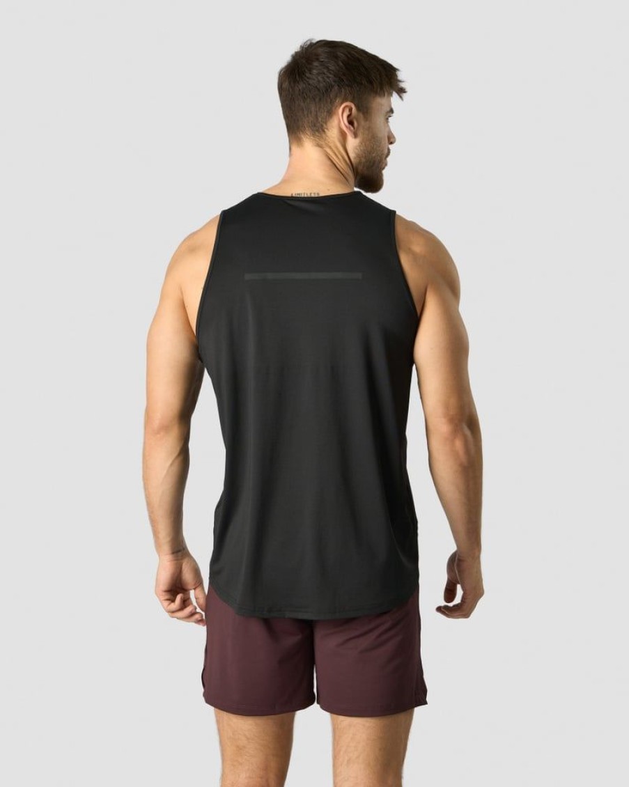 Miehet ICIW Topit | Stride Tank Top Men Black