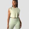 Naiset ICIW Topit | Rush Cropped Tank Top Light Sage Green