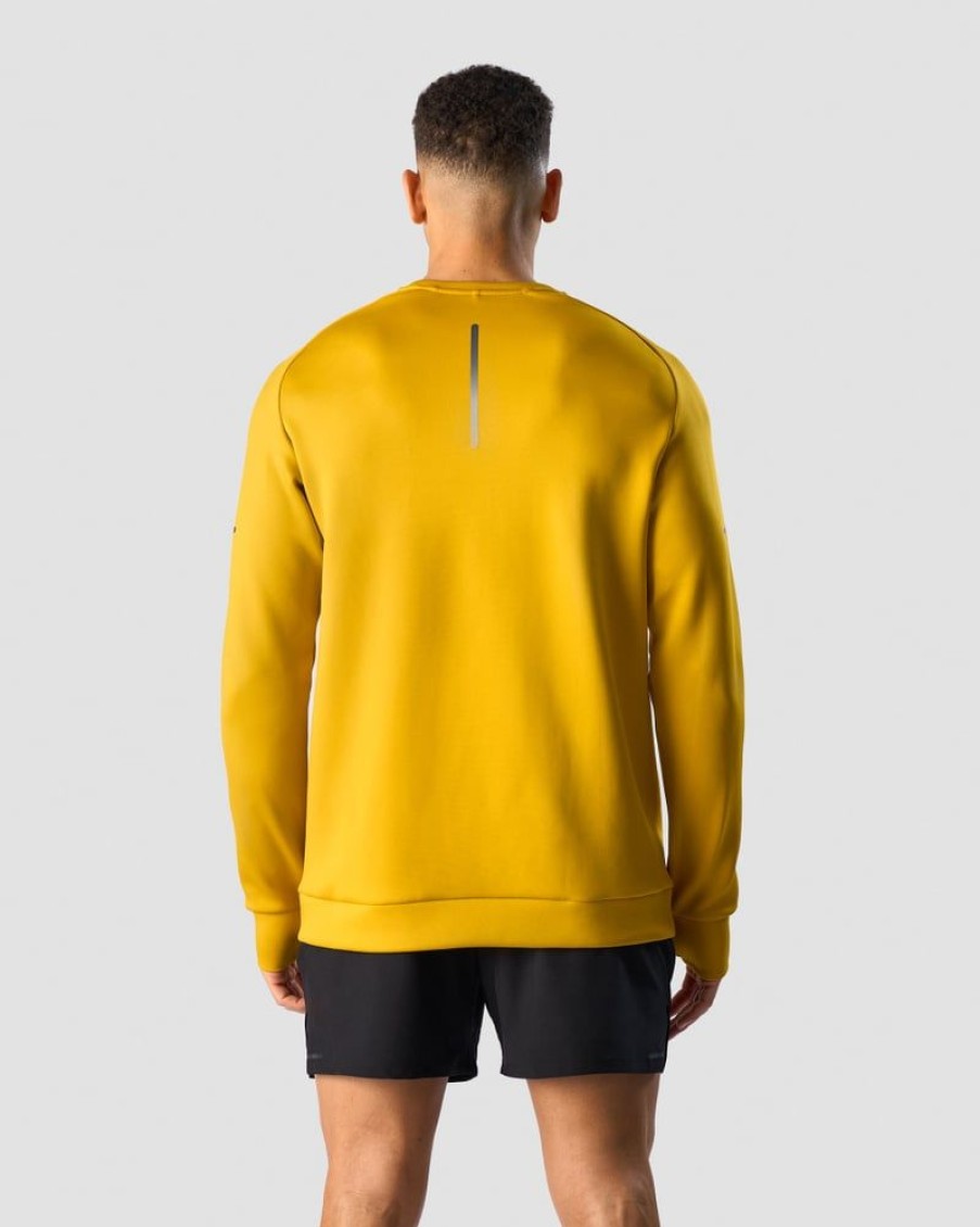 Miehet ICIW Pitkahihaiset Paidat | Mercury Crewneck Mustard