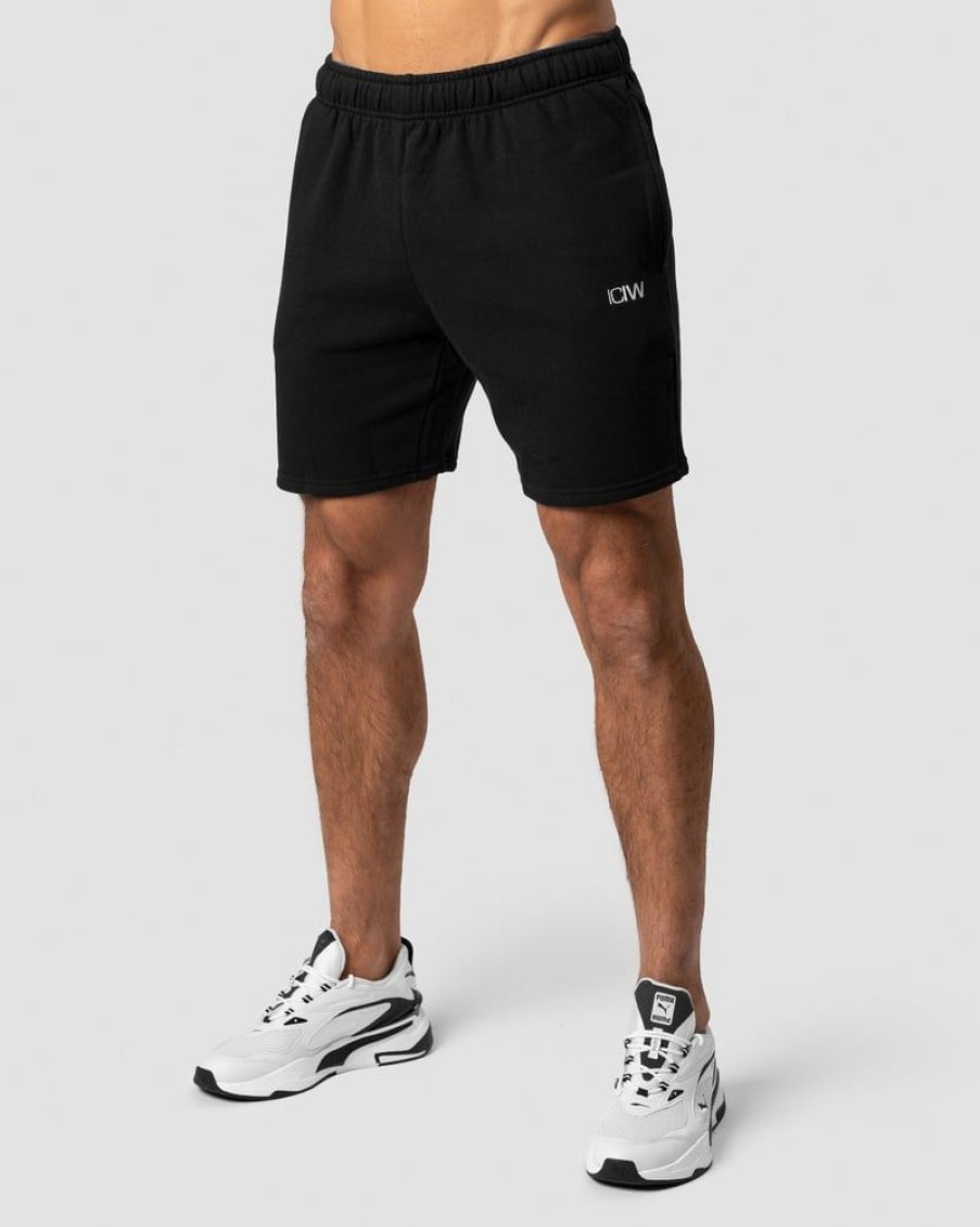 Miehet ICIW Shortsit | Essential Sweat Shorts Black Men