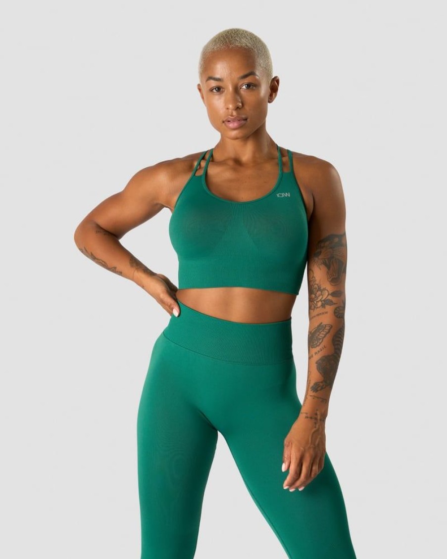 Naiset ICIW Urheiluliivit | Define Seamless Sports Bra Winter Green