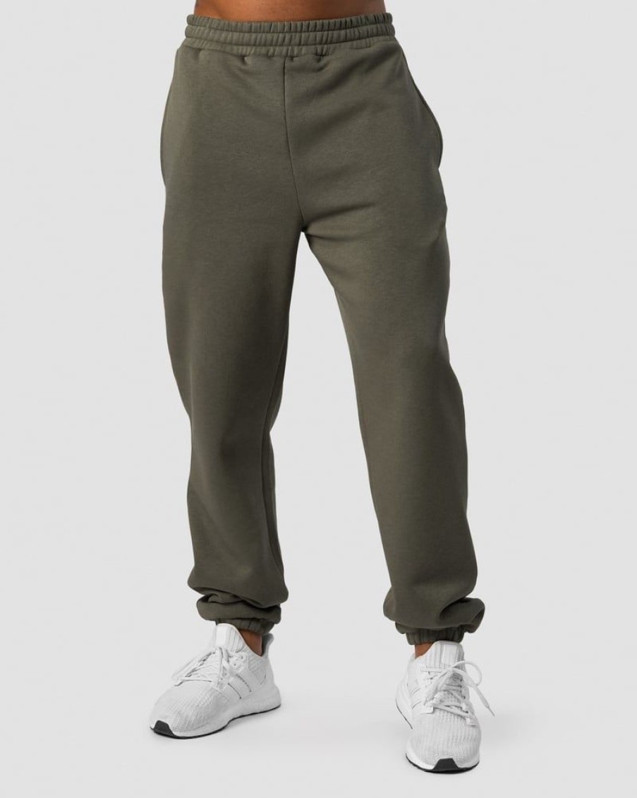 Miehet ICIW Housut | Everyday Sweatpants Men Khaki Green