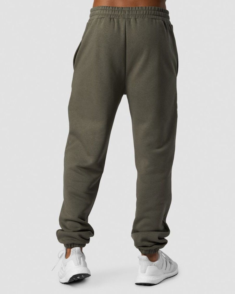 Miehet ICIW Housut | Everyday Sweatpants Men Khaki Green