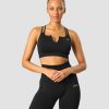 Naiset ICIW Urheiluliivit | Ribbed Define Seamless Strappy Bra Black