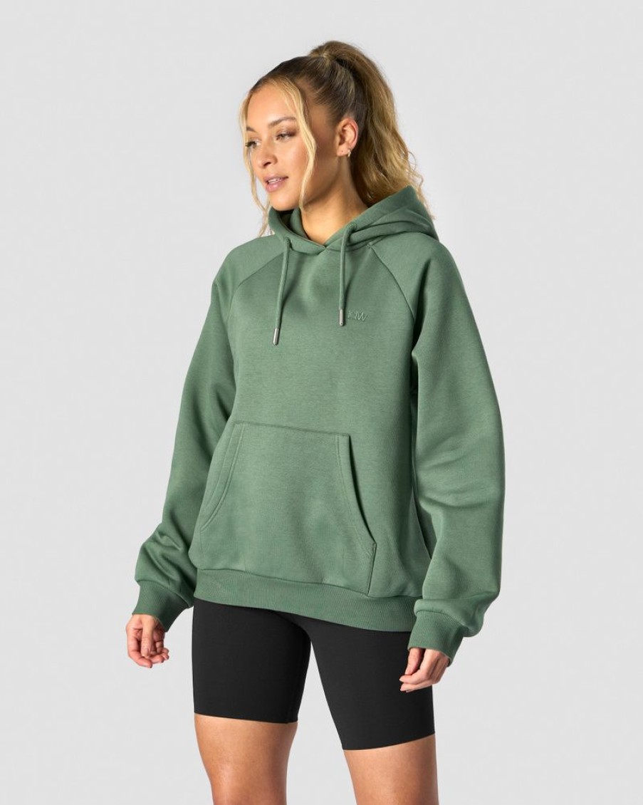 Naiset ICIW Pitkahihaiset Paidat | Everyday Hoodie Wmn Dark Green