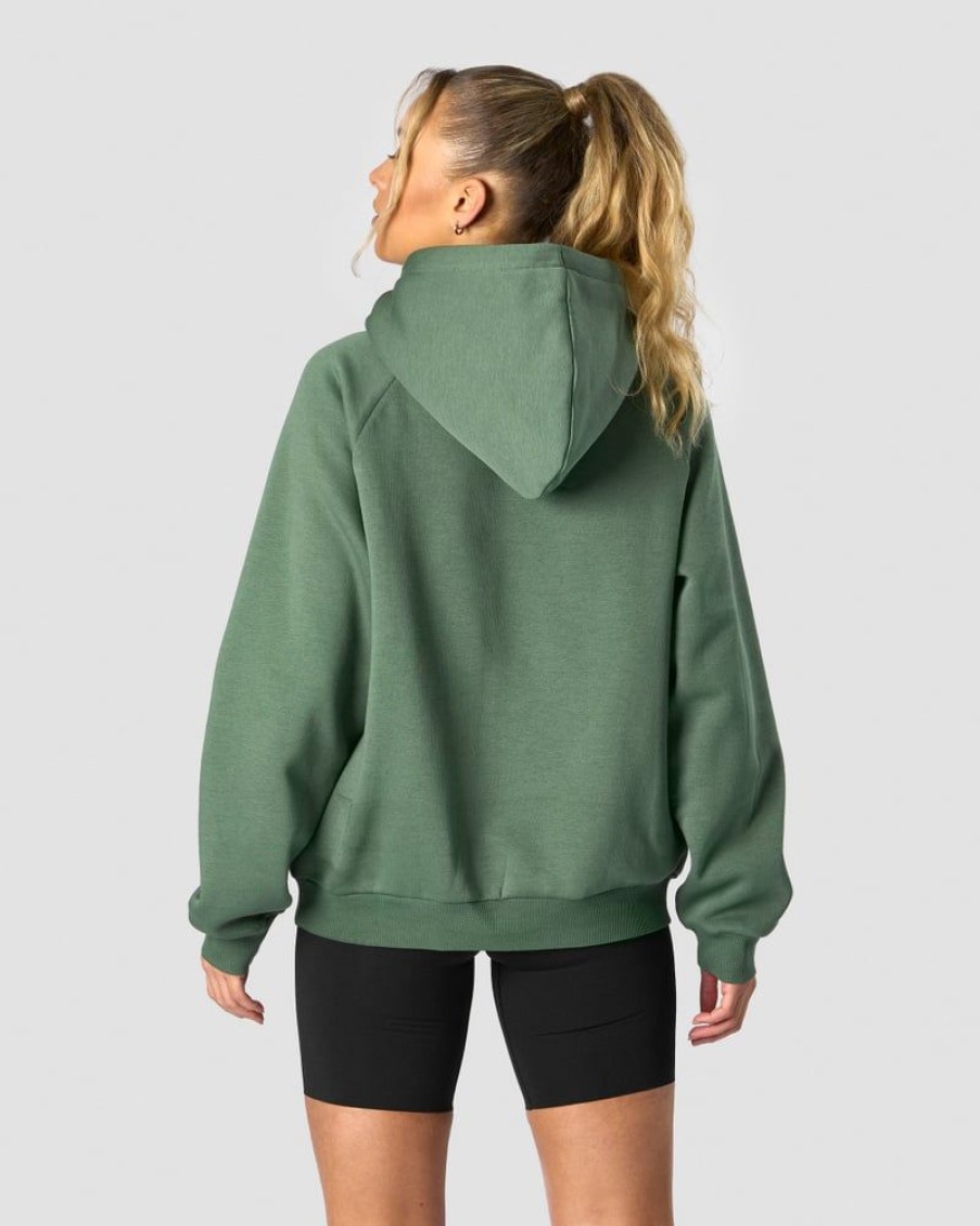 Naiset ICIW Pitkahihaiset Paidat | Everyday Hoodie Wmn Dark Green