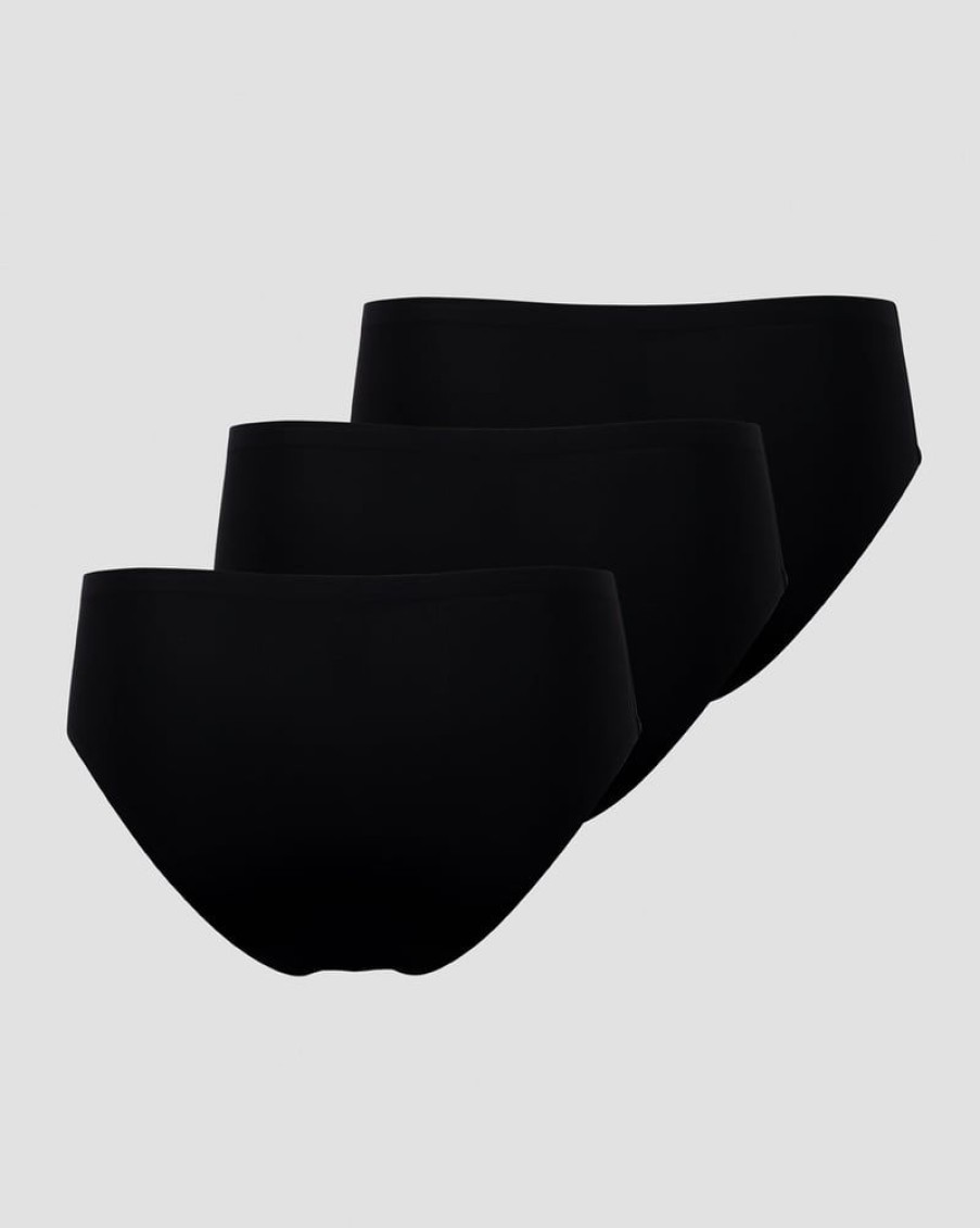 Naiset ICIW Alusvaatteet | Invisible Hipster 3-Pack Black