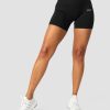 Naiset ICIW Seamless | Ribbed Define Seamless Pocket Shorts Black