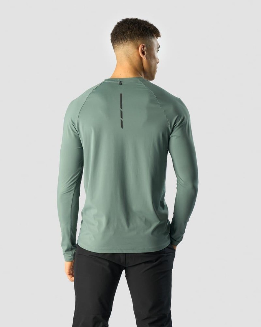 Miehet ICIW Pitkahihaiset Paidat | Charge Longsleeve Men Sea Green