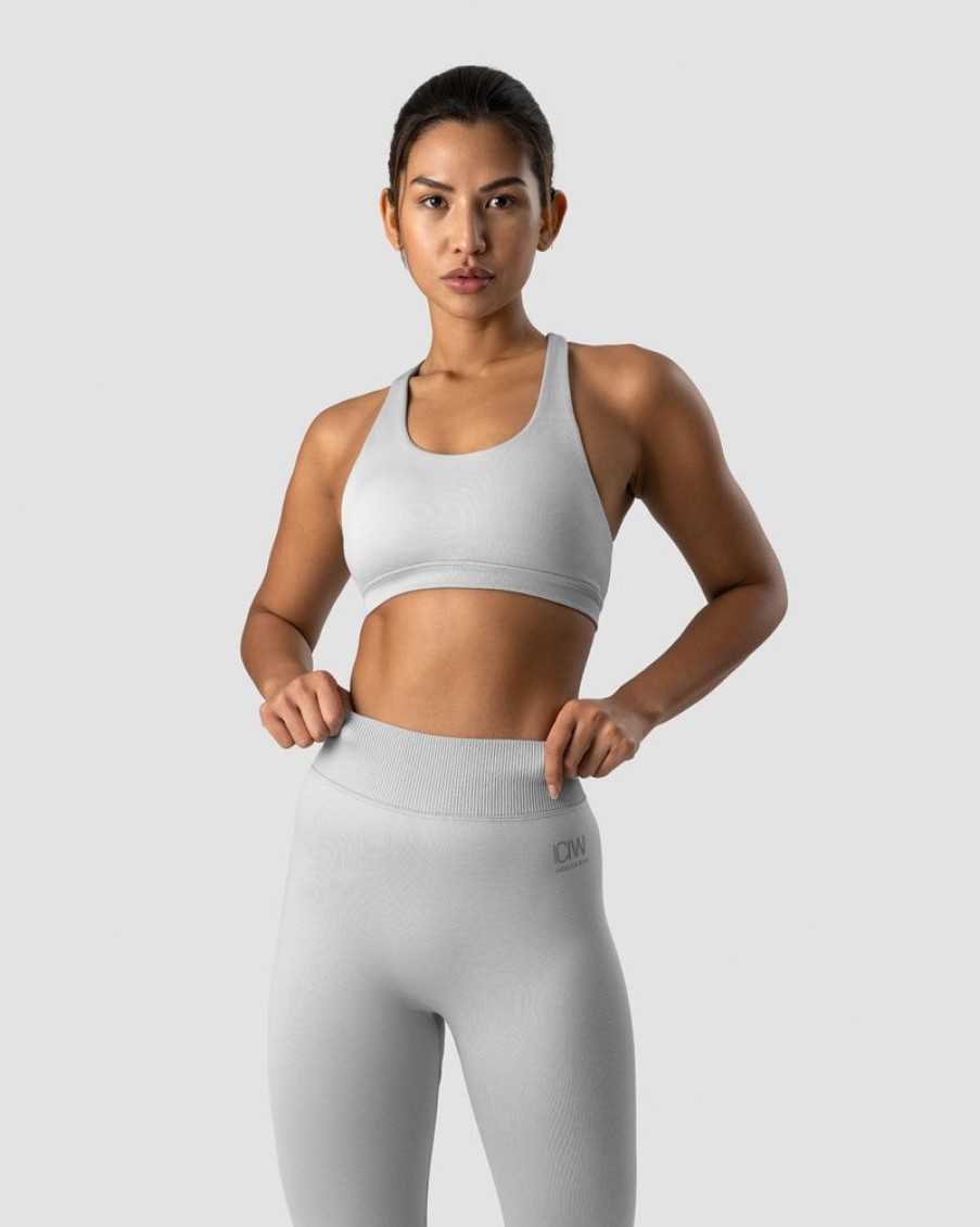 Naiset ICIW Urheiluliivit | Blick Twisted Sports Bra Light Grey