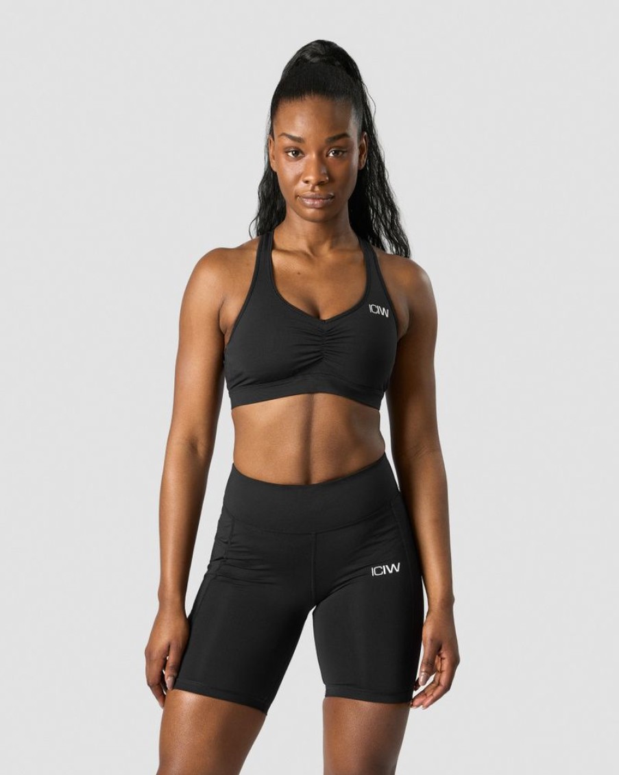 Naiset ICIW Urheiluliivit | Scrunch Sports Bra Black Wmn