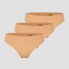 Naiset ICIW Alusvaatteet | Soft Thong 3-Pack Almond