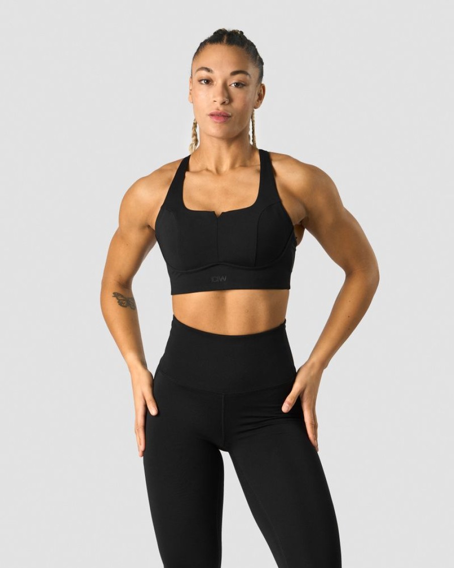 Naiset ICIW Urheiluliivit | Stride Sports Bra Black