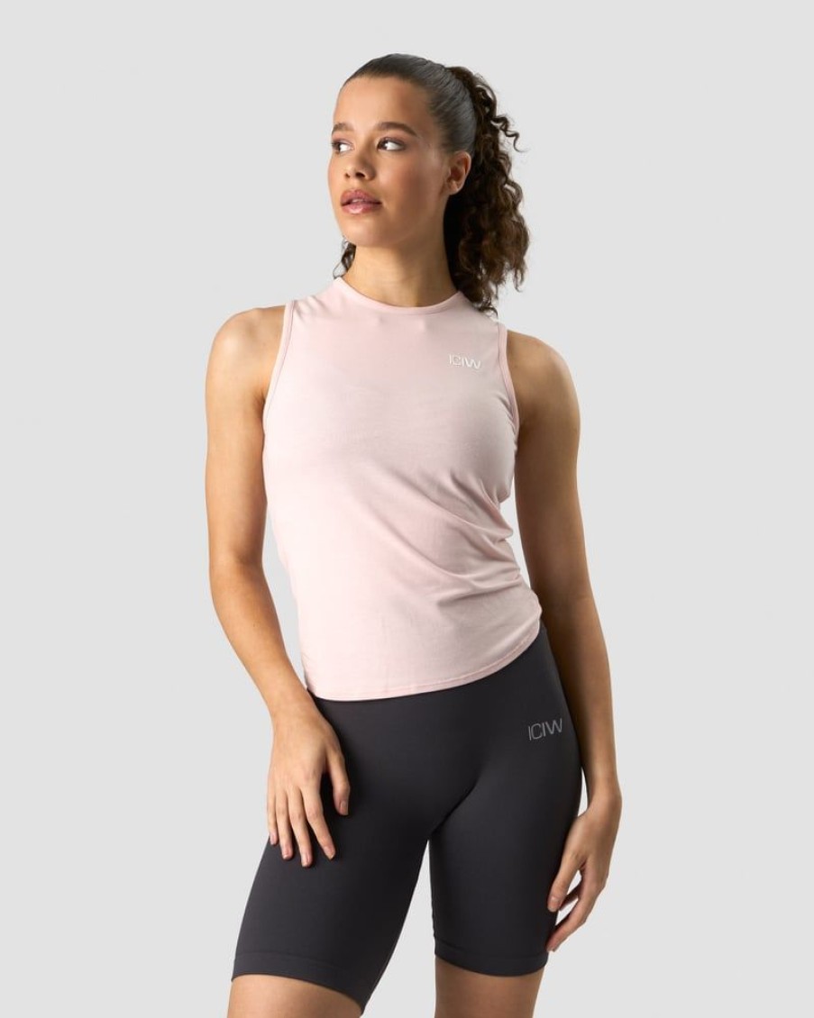 Naiset ICIW Topit | Empowering Open Back Tank Sugar Pink