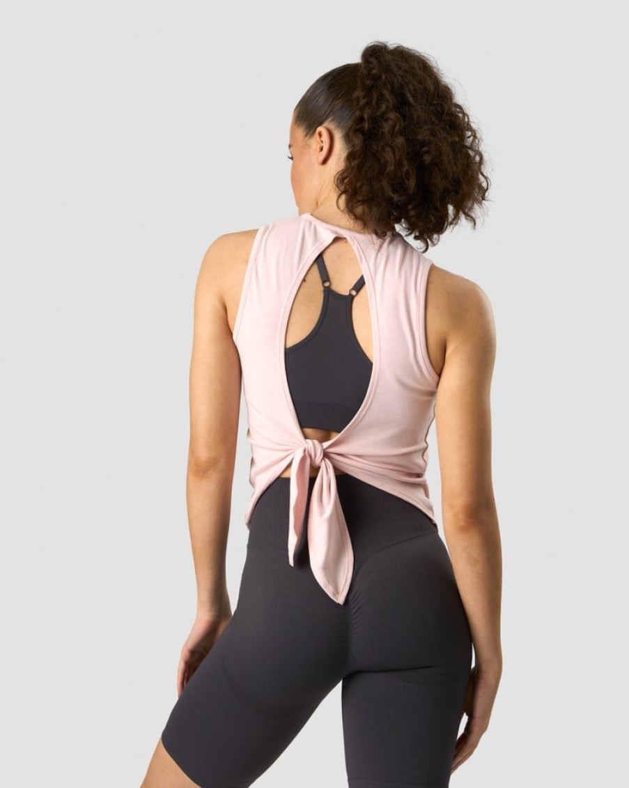 Naiset ICIW Topit | Empowering Open Back Tank Sugar Pink