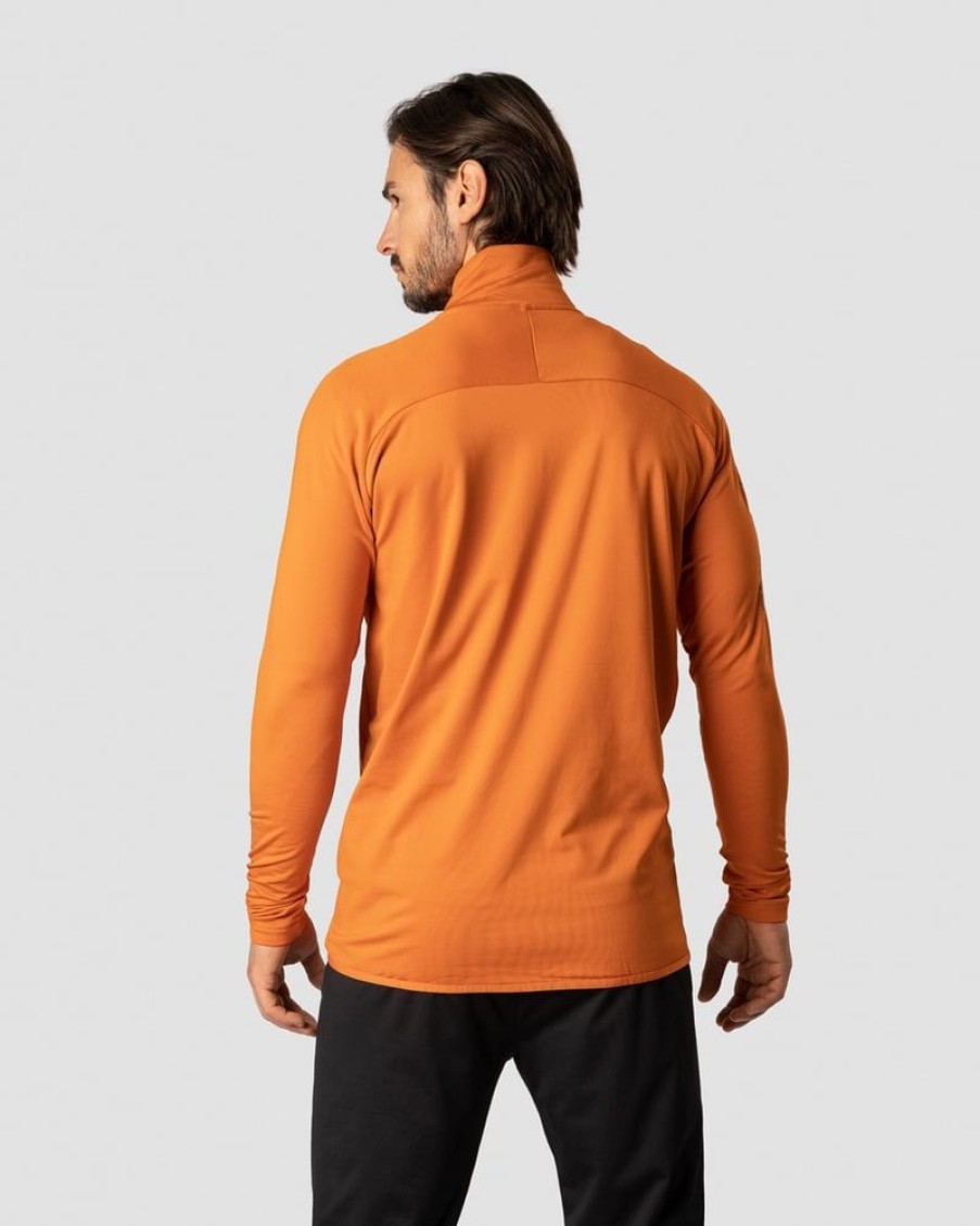 Miehet ICIW Pitkahihaiset Paidat | Ultimate Training 1/4 Zip Burnt Orange