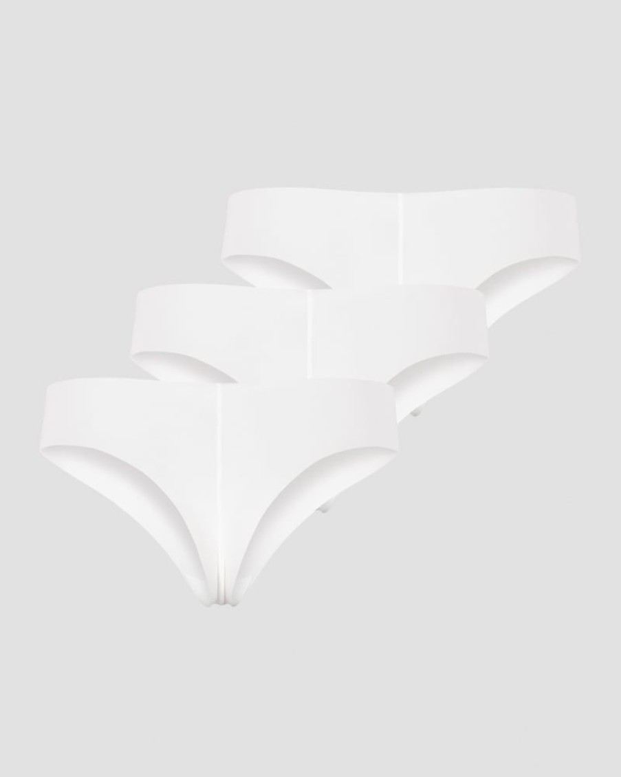 Naiset ICIW Alusvaatteet | Soft Thong 3-Pack White