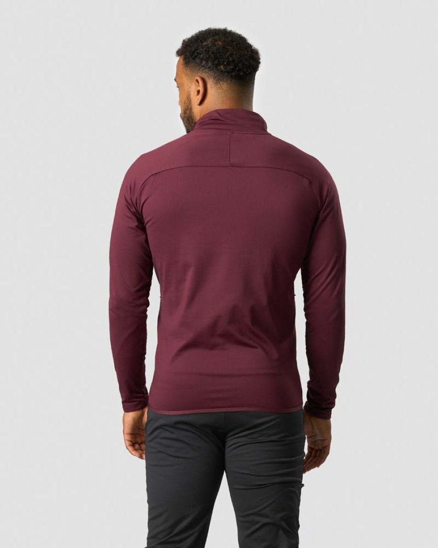 Miehet ICIW Pitkahihaiset Paidat | Ultimate Training 1/4 Zip Burgundy