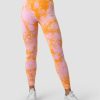 Naiset ICIW Trikoot & Leggingsit | Define Seamless Tie Dye Tights Sunset Beach