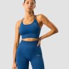 Naiset ICIW Urheiluliivit | Ribbed Define Seamless Sports Bra Dark Navy