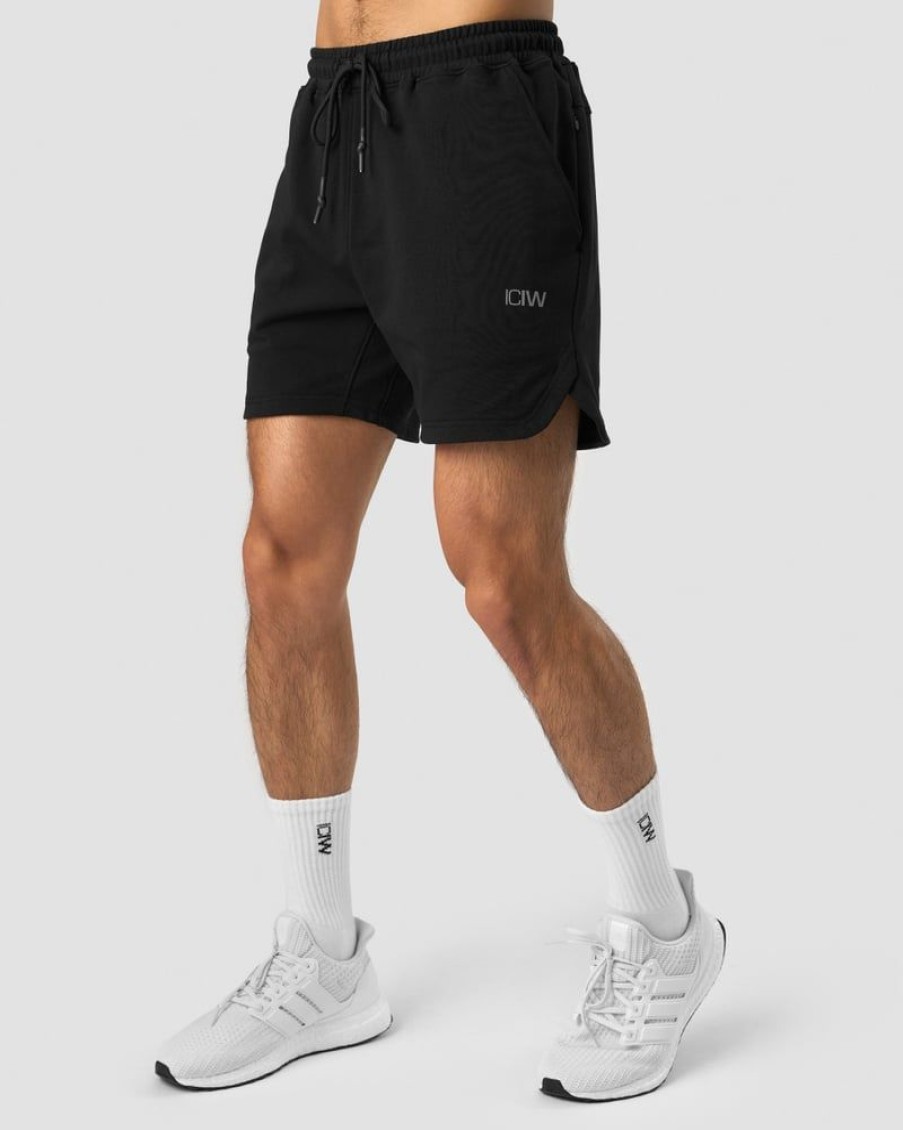 Miehet ICIW Shortsit | Stride Sweat Shorts Men Black