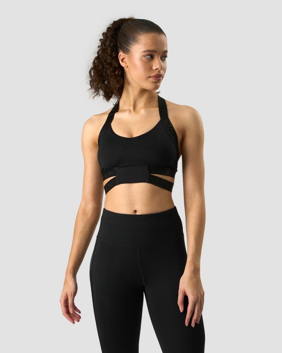 Naiset ICIW Urheiluliivit | Ultimate Training Sports Bra Black/Black