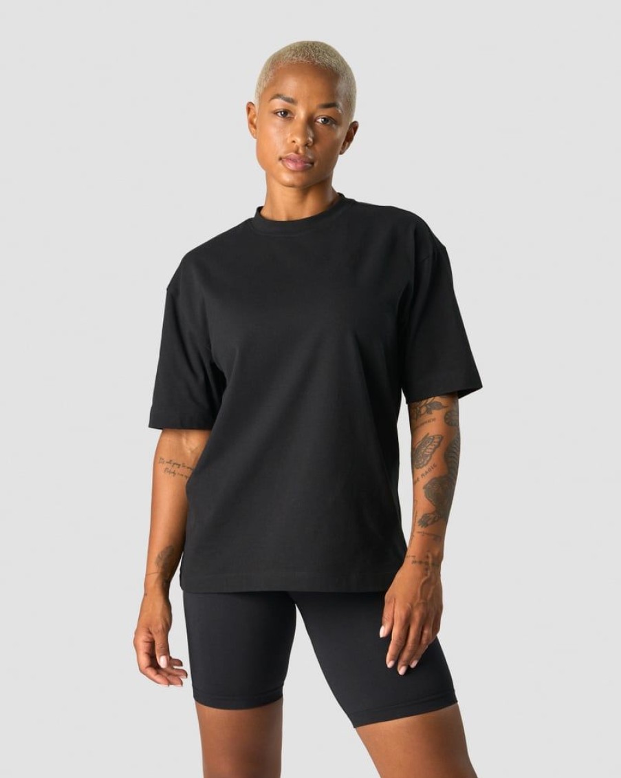 Naiset ICIW T-Paidat | Everyday Cotton T-Shirt Black