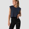 Naiset ICIW Topit | Stride Cropped Tank Wmn Navy