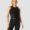 Naiset ICIW Topit | Revive Mesh Cropped Tank Top Wmn Black