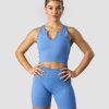 Naiset ICIW Seamless | Ribbed Define Seamless Tank Top Pacific Blue