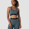 Naiset ICIW Urheiluliivit | Define Seamless Logo Sports Bra Jungle Green/Black