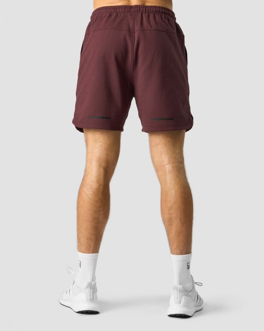 Miehet ICIW Shortsit | Stride Sweat Shorts Men Burgundy