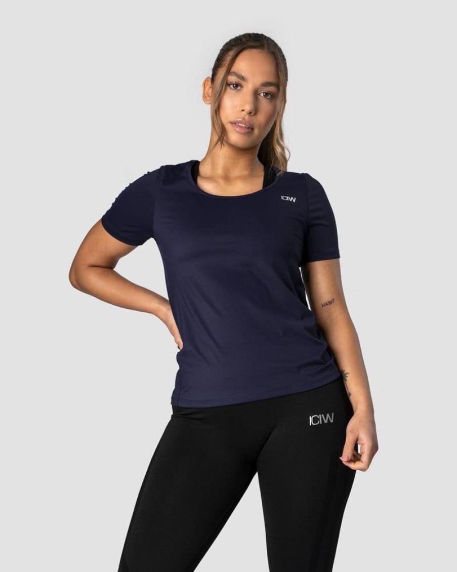 Naiset ICIW T-Paidat | Everyday Tech T-Shirt Wmn Navy