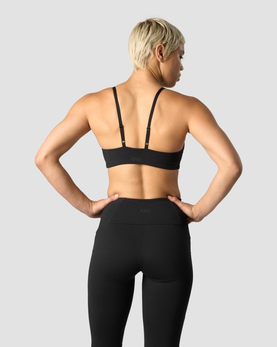 Naiset ICIW Urheiluliivit | Nimble Adjustable Sports Bra Black