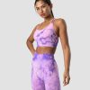 Naiset ICIW Urheiluliivit | Define Seamless Tie Dye Sports Bra Purple Breeze