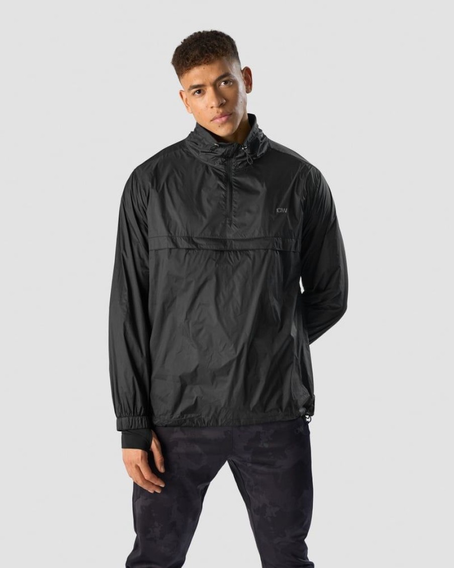 Miehet ICIW Takit & Liivit | Mercury Anorak Black Men