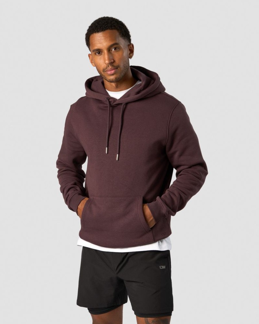 Miehet ICIW Pitkahihaiset Paidat | Everyday Hoodie Men Burgundy