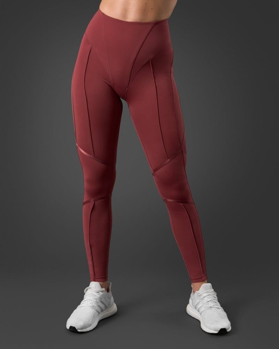 Naiset ICIW Trikoot & Leggingsit | Reboot Tights Brick Red