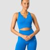 Naiset ICIW Seamless | Ribbed Define Seamless Tank Top Cobalt Blue