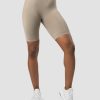 Naiset ICIW Seamless | Define Seamless Logo Biker Shorts Taupe