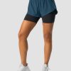 Naiset ICIW Shortsit | Charge 2-In-1 Shorts Wmn Teal