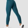 Naiset ICIW Trikoot & Leggingsit | Define Seamless Scrunch Tights Dk Teal