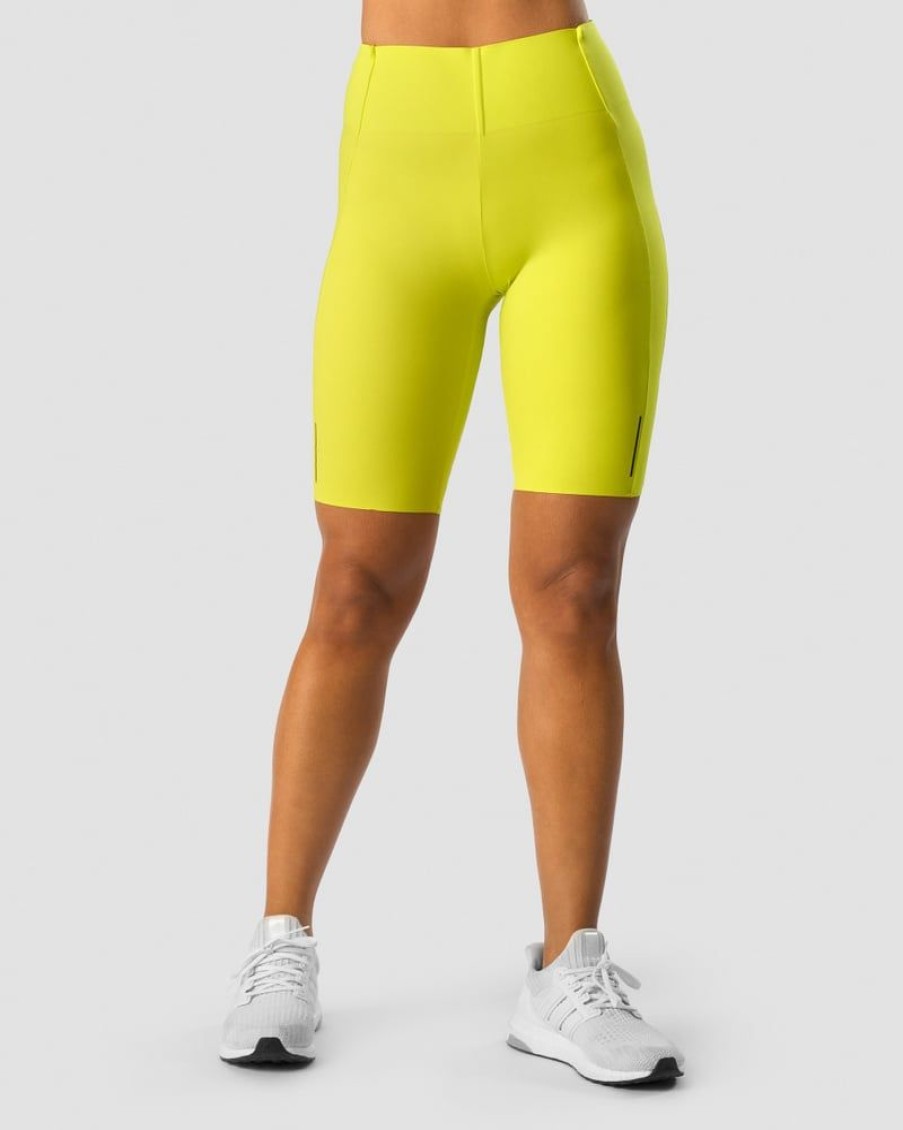 Naiset ICIW Shortsit | Charge Biker Shorts Wmn Acid Yellow