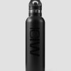 Naiset ICIW Shakerit, Vesipullot | Stainless Steel Water Bottle Black W. Black Logo 600Ml