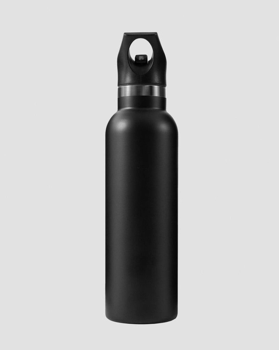 Naiset ICIW Shakerit, Vesipullot | Stainless Steel Water Bottle Black W. Black Logo 600Ml