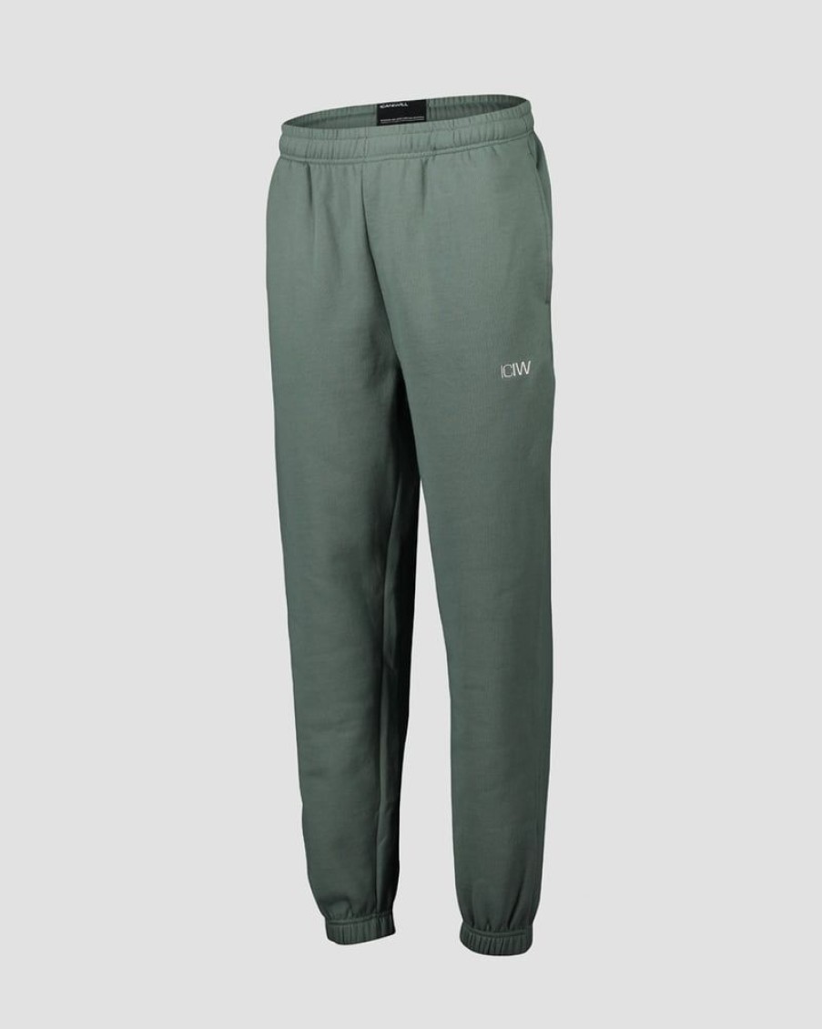 Miehet ICIW Housut | Essential Sweat Pants Dark Sage Men