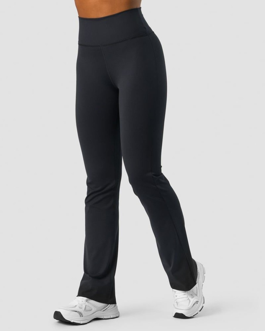 Naiset ICIW Trikoot & Leggingsit | Nimble Flared Tights Black