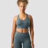 Naiset ICIW Urheiluliivit | Define Seamless Logo Scrunch Sports Bra Jungle Green